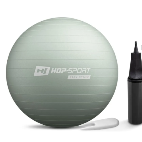 Купить Фитбол  Hop-Sport 45cm HS-R045YB sage + насос в Киеве - фото №1